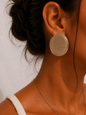 گوشواره زنانه مدل Aurora طرح برگان Qazal Bijoux